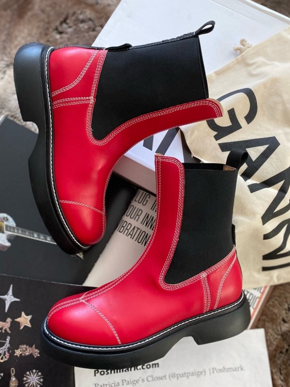 GANNI Everyday Mid Chelsea Boots